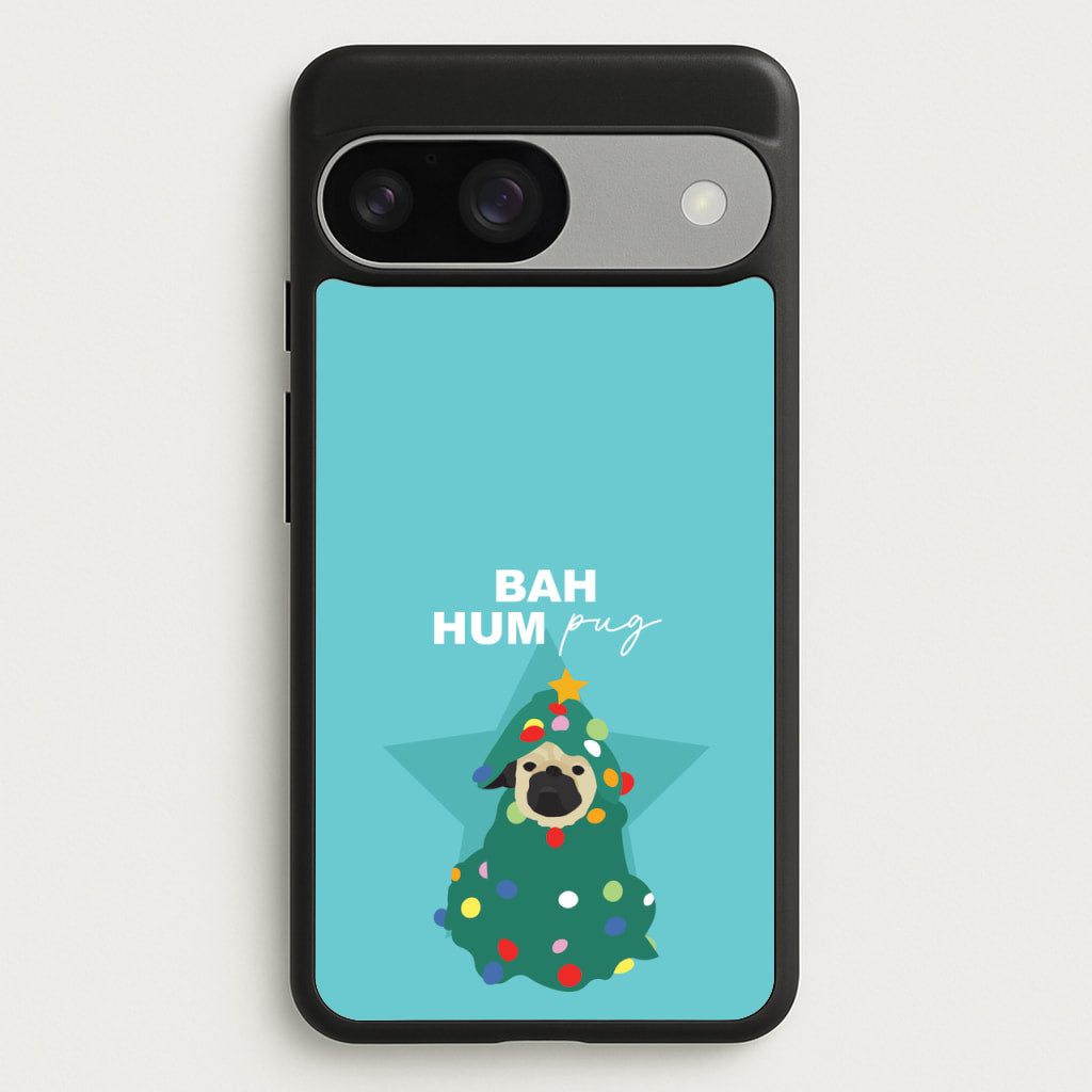 Bah Hum Pug - Christmas Animals Phone Case for Google Pixel 9 / 9 Pro