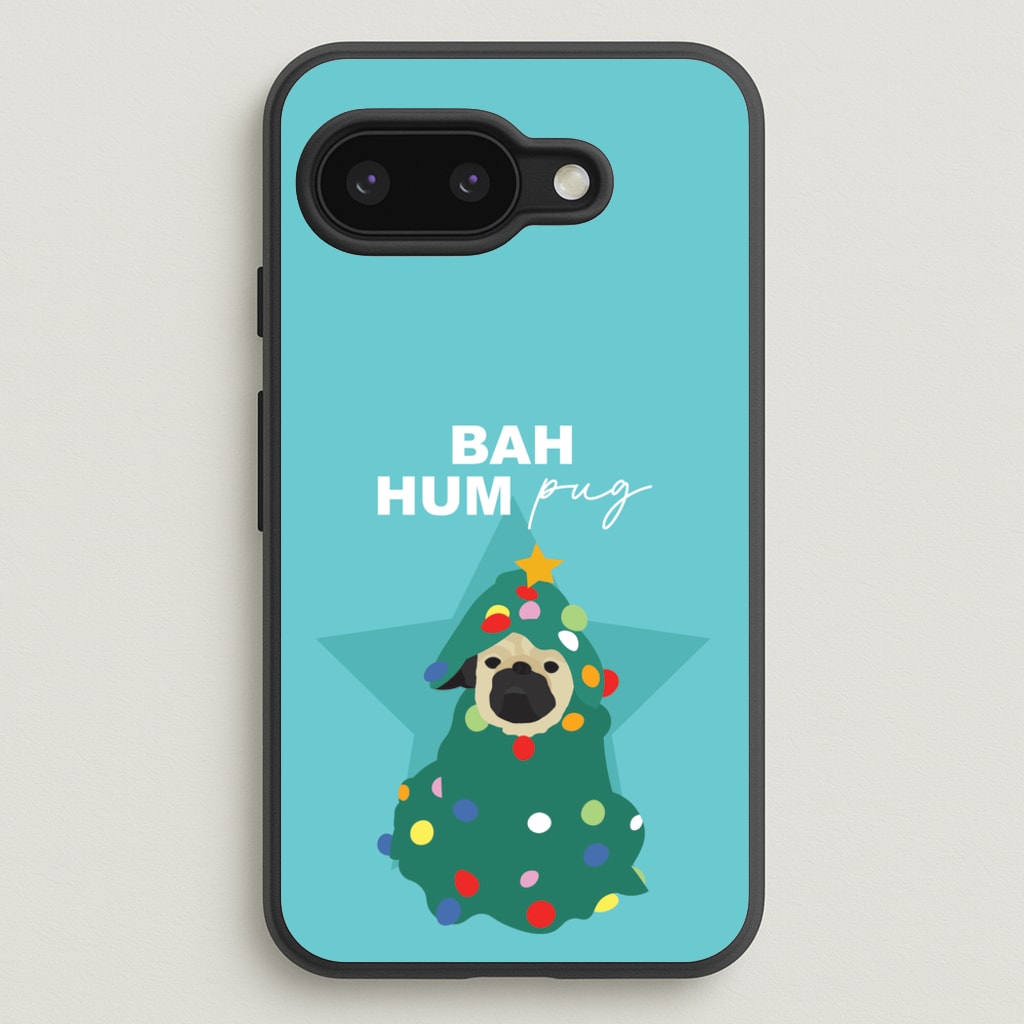 Bah Hum Pug - Christmas Animals Phone Case for Google Pixel 9a