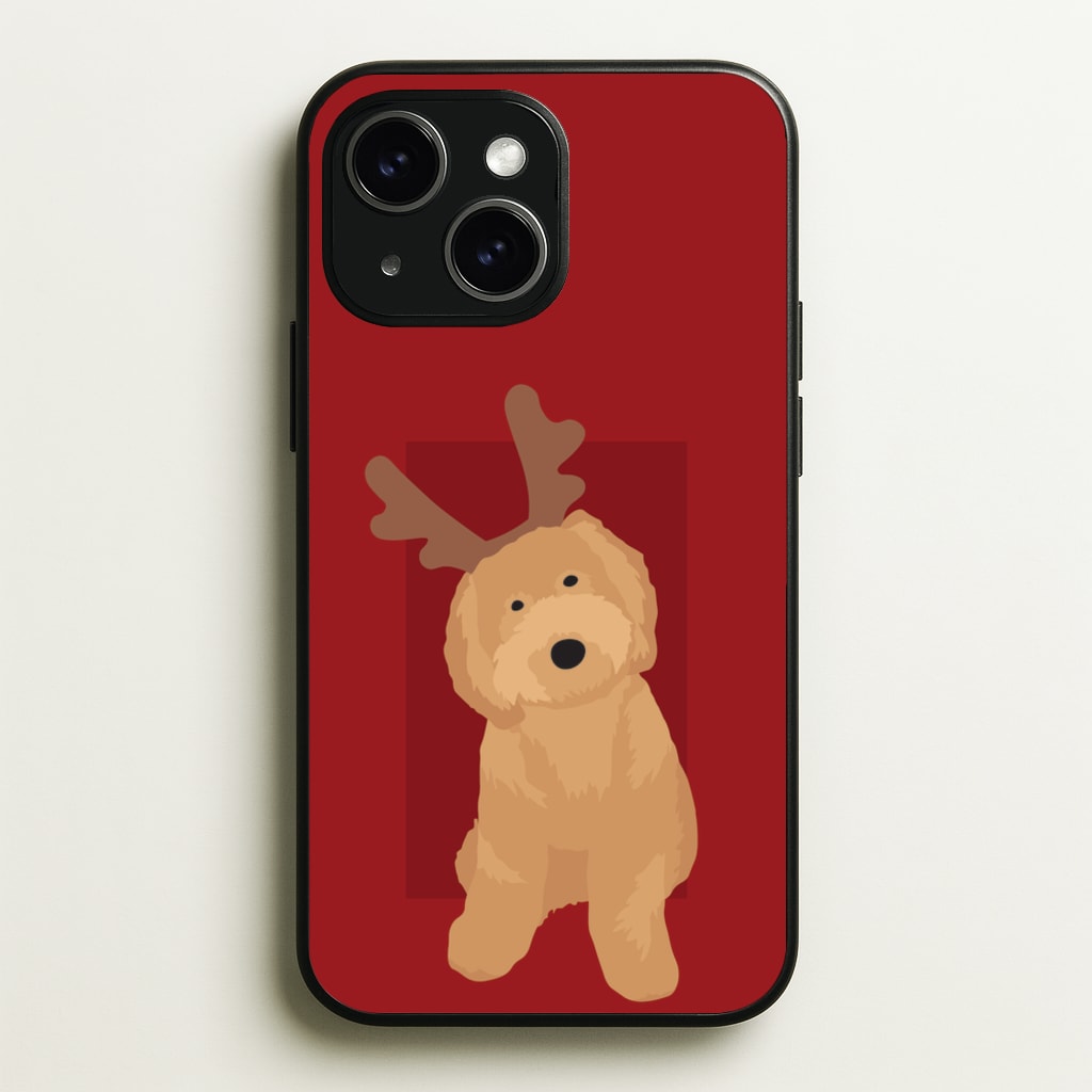 Dog Christmas Ears - Christmas Animals Phone Case for iPhone 14