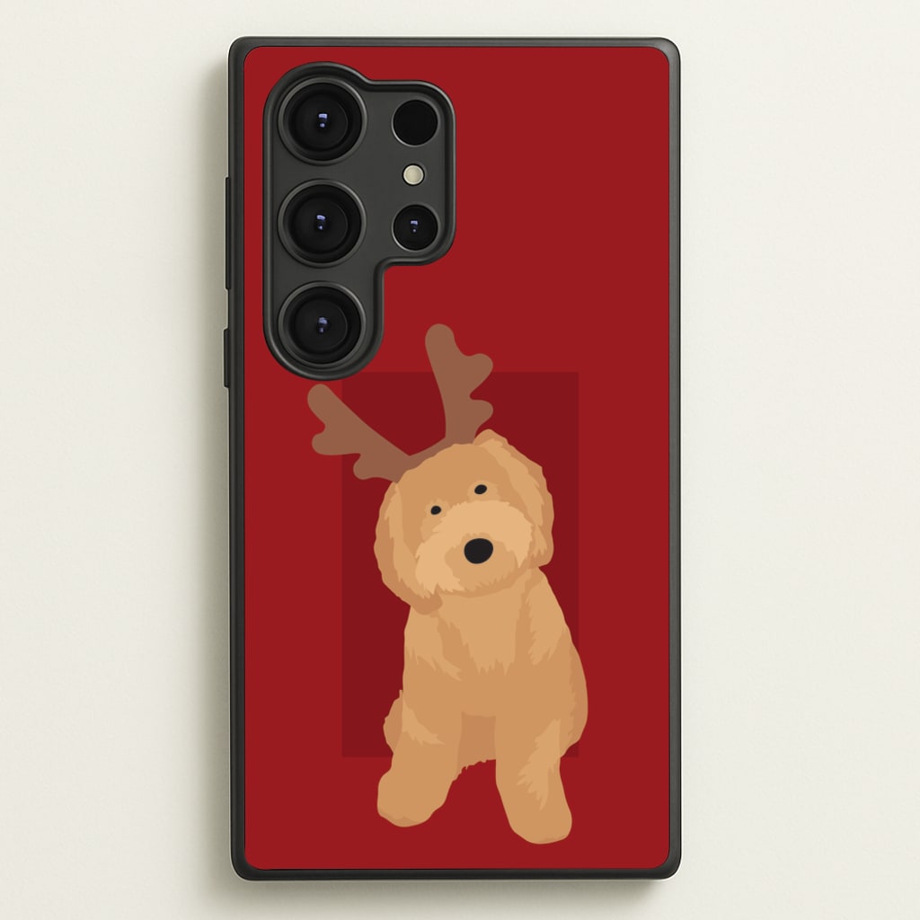 Dog Christmas Ears - Christmas Animals Phone Case for Galaxy S25 Ultra