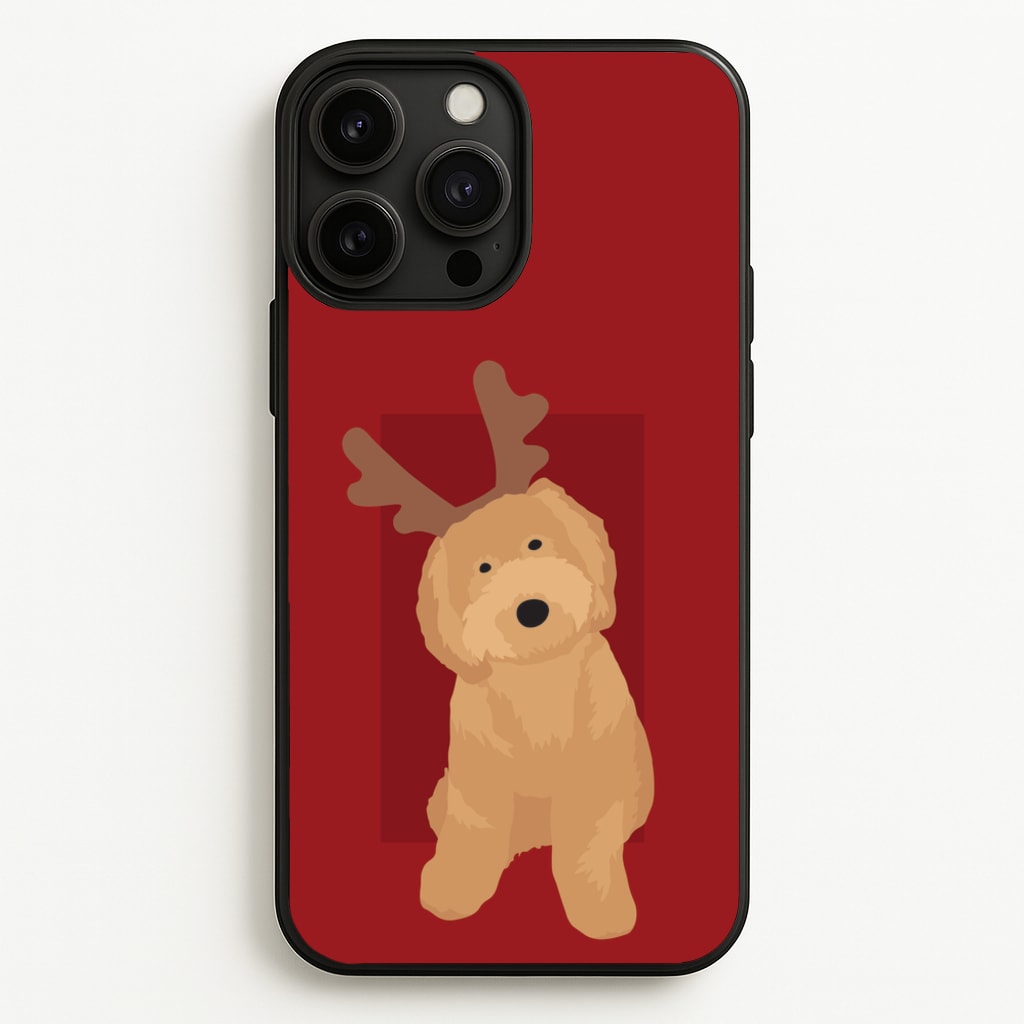 Dog Christmas Ears - Christmas Animals Phone Case for iPhone 13 Pro Max