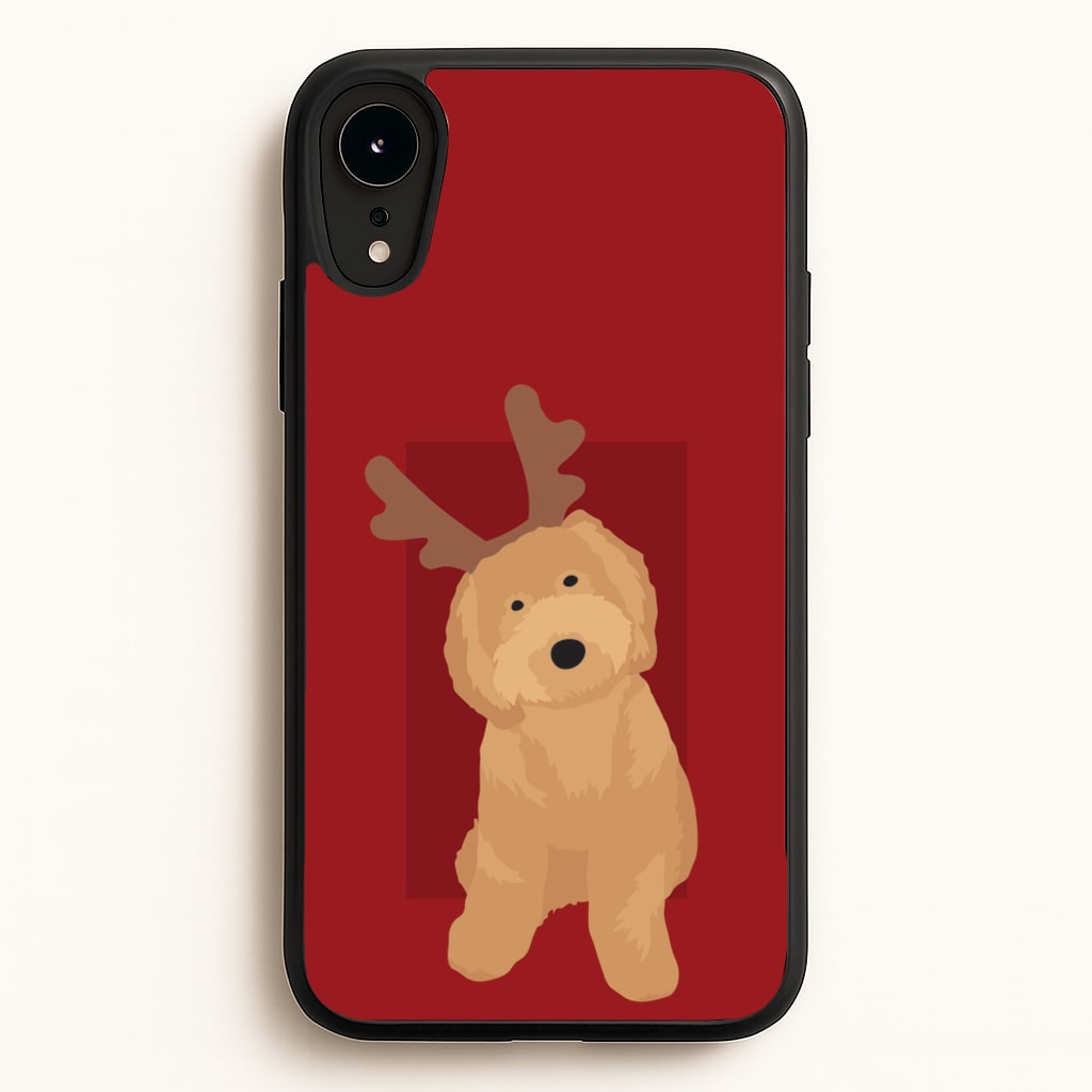 Dog Christmas Ears - Christmas Animals Phone Case for iPhone XR