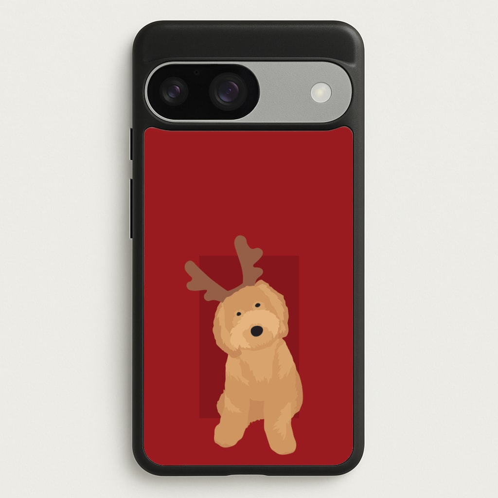 Dog Christmas Ears - Christmas Animals Phone Case for Google Pixel 9 / 9 Pro