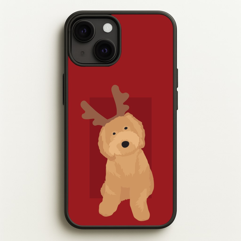 Dog Christmas Ears - Christmas Animals Phone Case for iPhone 13 Mini