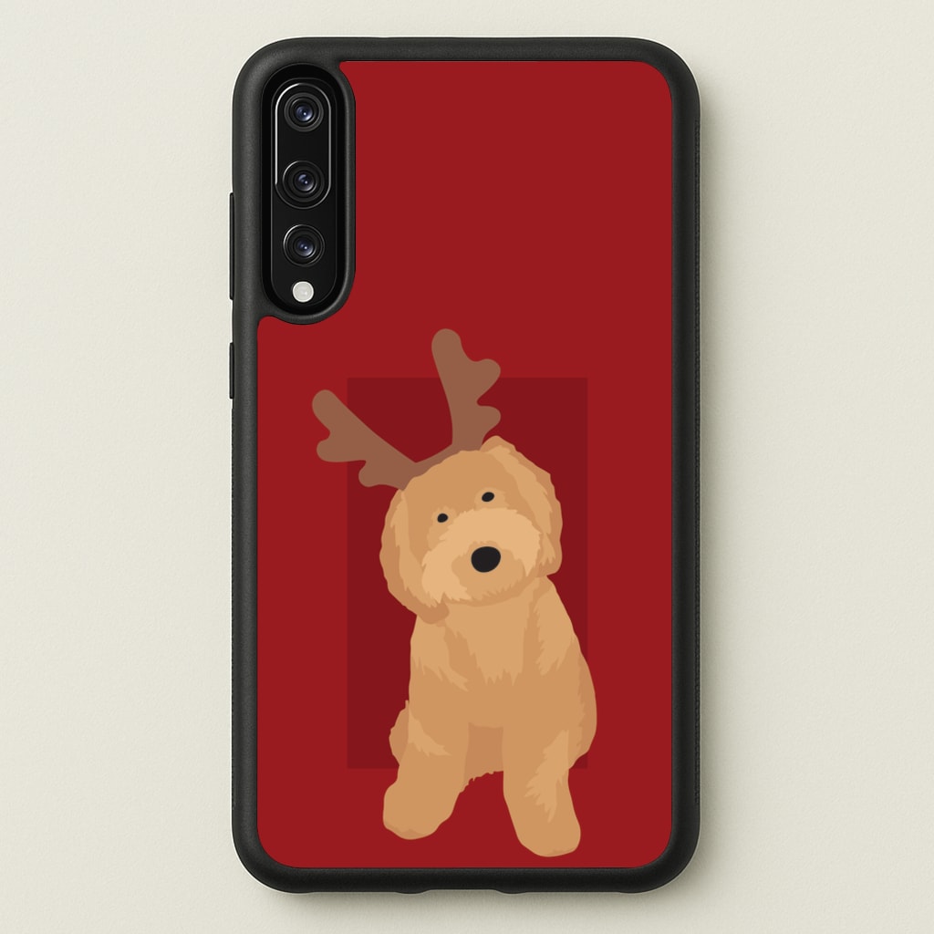 Dog Christmas Ears - Christmas Animals Phone Case for Huawei P20 Pro