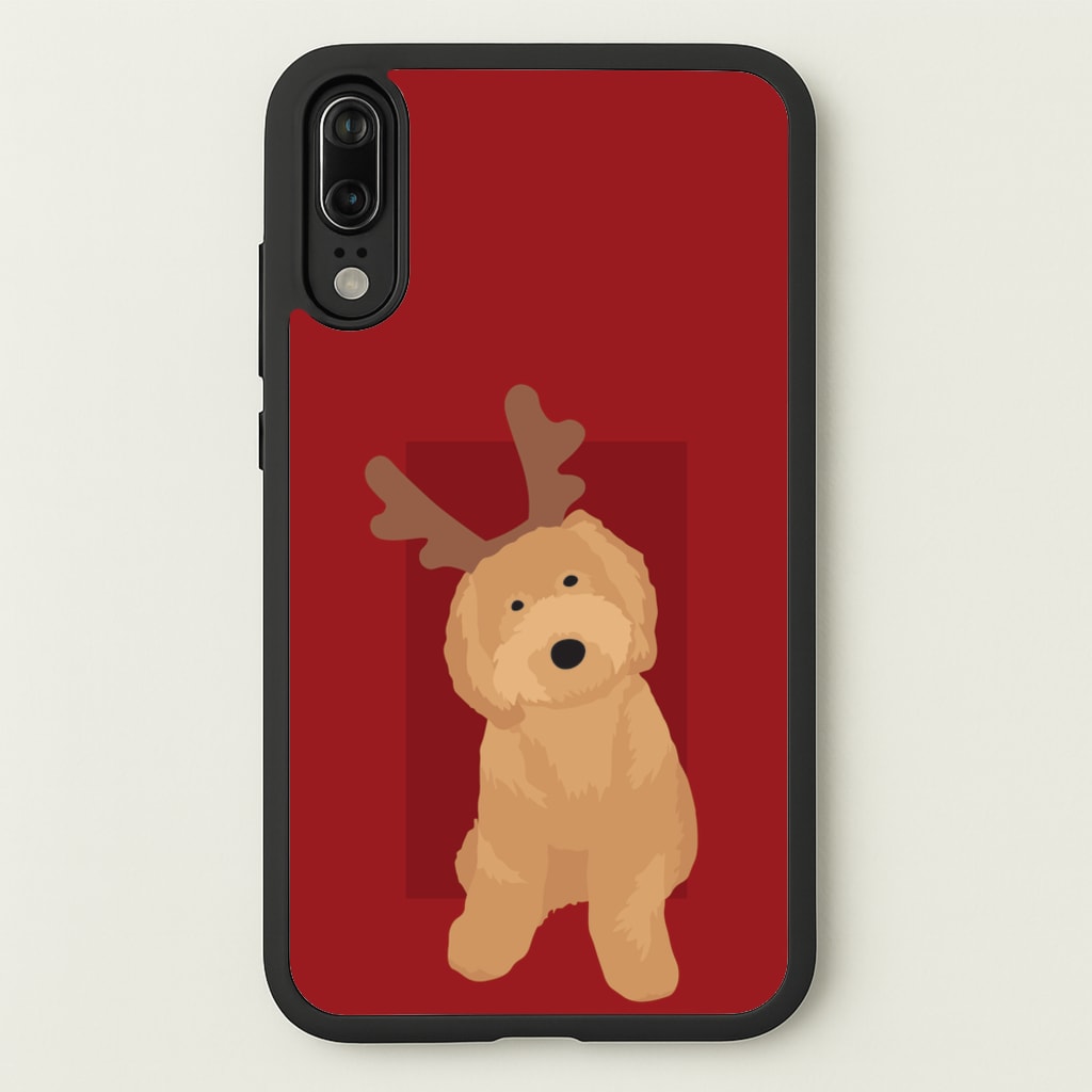 Dog Christmas Ears - Christmas Animals Phone Case for Huawei P20