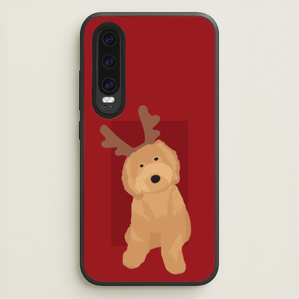 Dog Christmas Ears - Christmas Animals Phone Case for Huawei P30