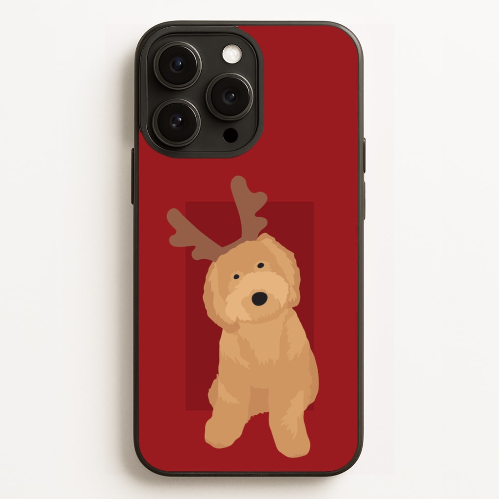 Dog Christmas Ears - Christmas Animals Phone Case for iPhone 12 Pro Max