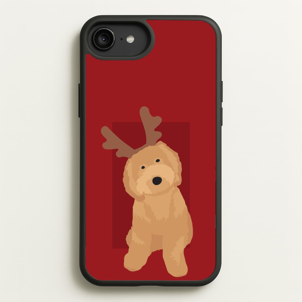 Dog Christmas Ears - Christmas Animals Phone Case for iPhone 6 Plus / 7 Plus / 8 Plus