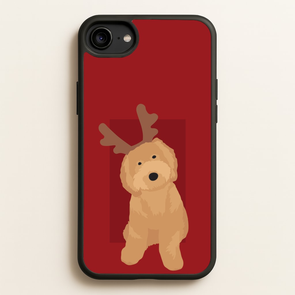 Dog Christmas Ears - Christmas Animals Phone Case for iPhone 6 / 7 / 8 / SE