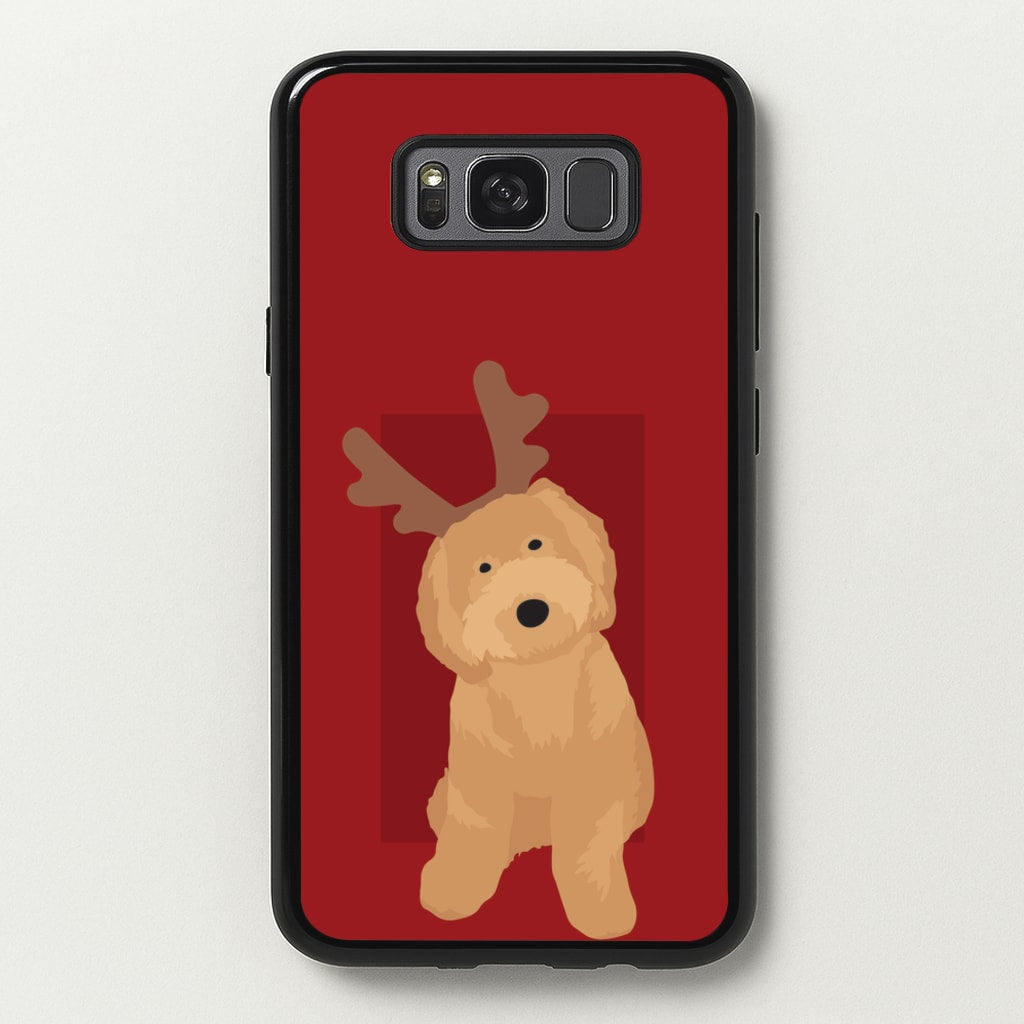 Dog Christmas Ears - Christmas Animals Phone Case for Galaxy S8