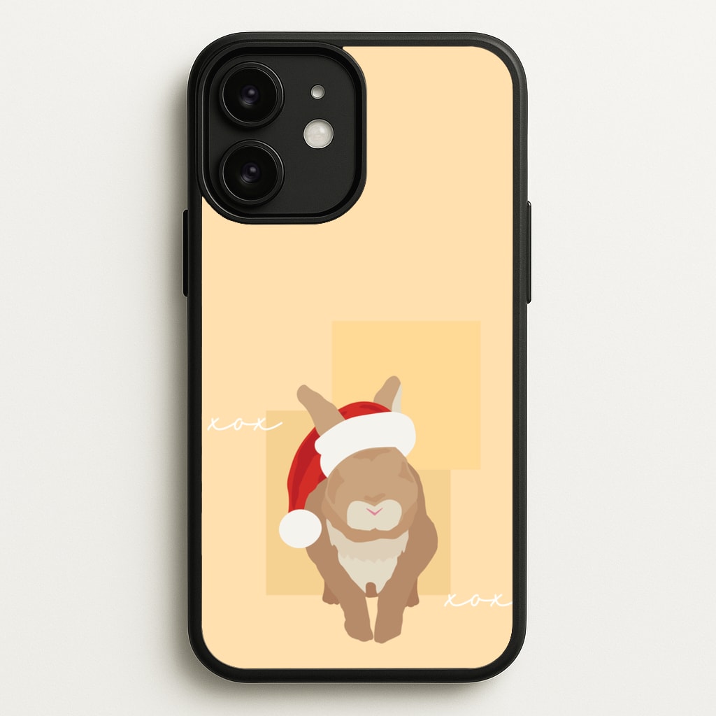 Rabbit Christmas Ears - Christmas Animals Phone Case for iPhone 11