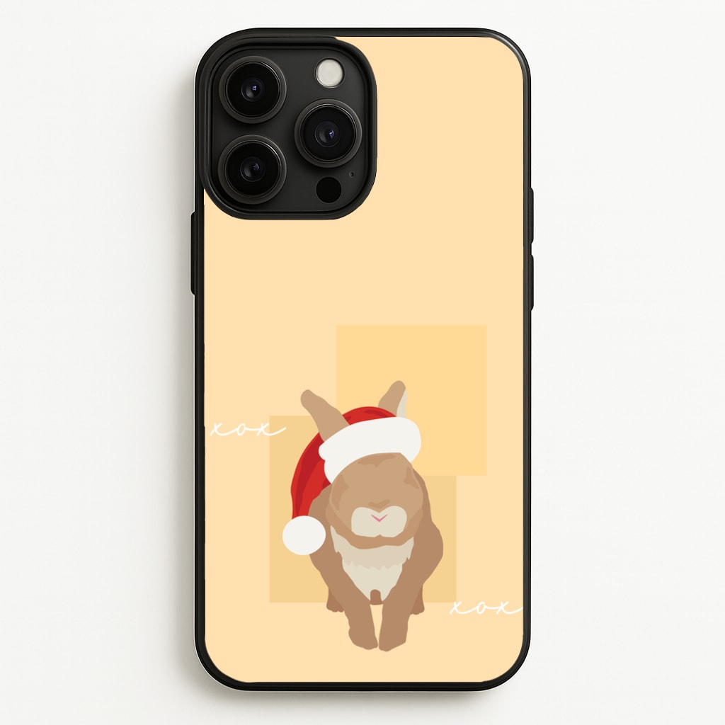 Rabbit Christmas Ears - Christmas Animals Phone Case for iPhone 13 Pro Max
