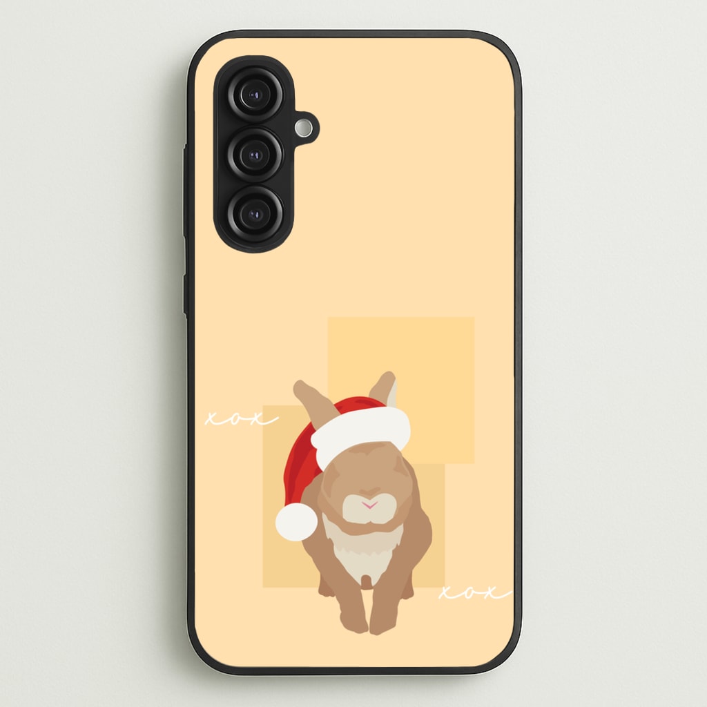Rabbit Christmas Ears - Christmas Animals Phone Case for Galaxy S23FE