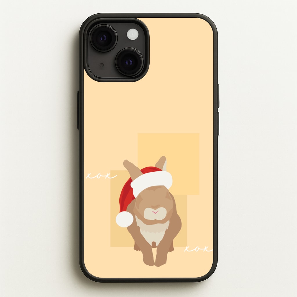 Rabbit Christmas Ears - Christmas Animals Phone Case for iPhone 13