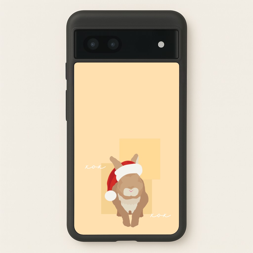 Rabbit Christmas Ears - Christmas Animals Phone Case for Google Pixel 7a