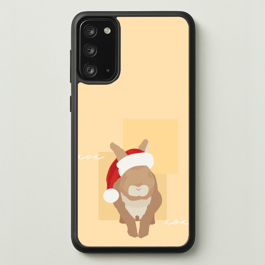 Rabbit Christmas Ears - Christmas Animals Phone Case for Galaxy Note 20