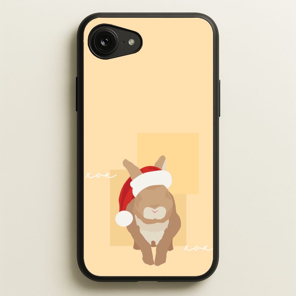 Rabbit Christmas Ears - Christmas Animals Phone Case for iPhone 16e