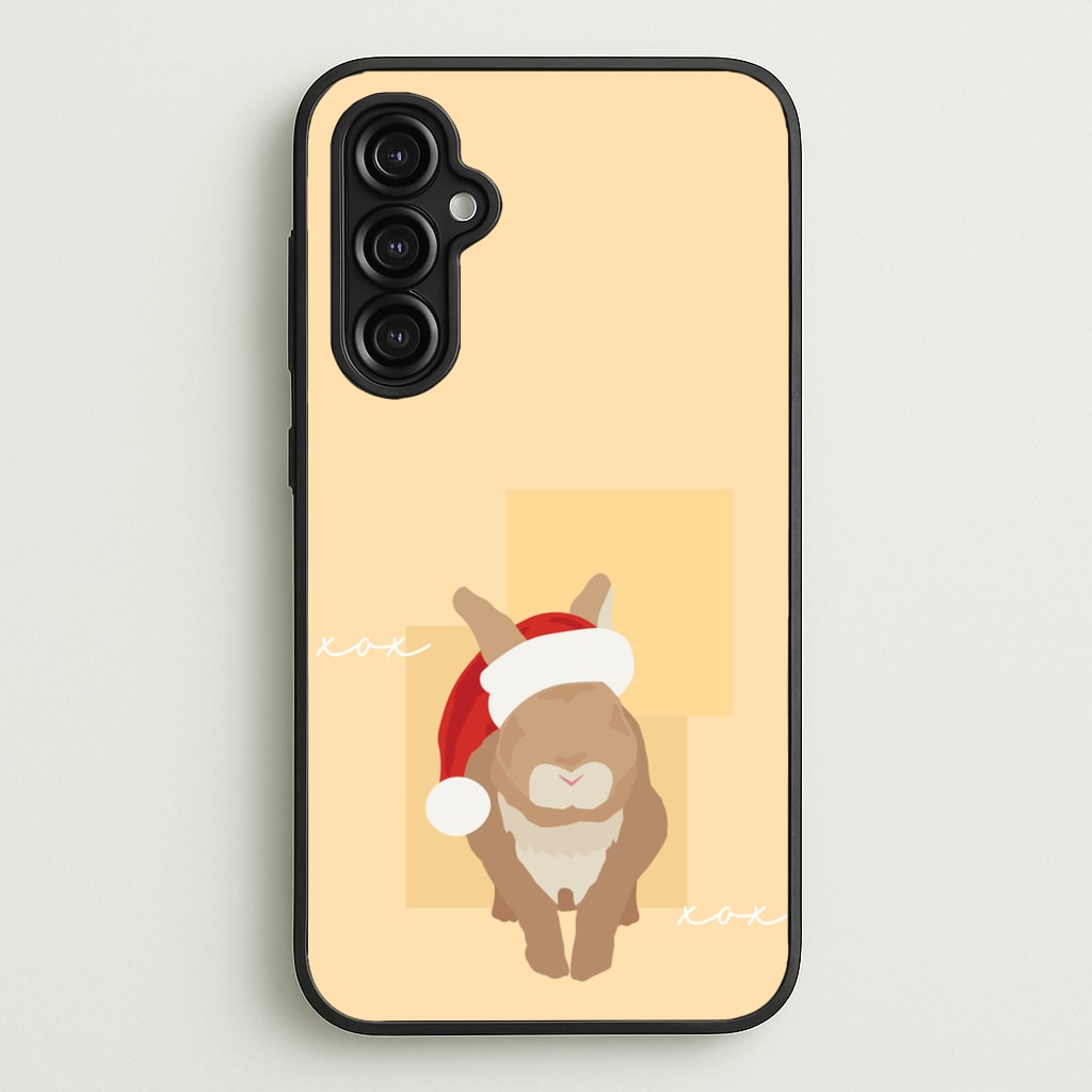 Rabbit Christmas Ears - Christmas Animals Phone Case for Galaxy A14