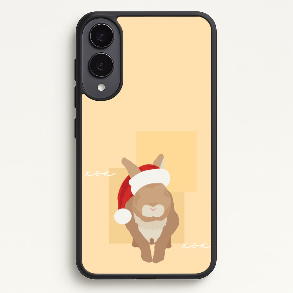 Rabbit Christmas Ears - Christmas Animals Phone Case for Galaxy S25 Edge
