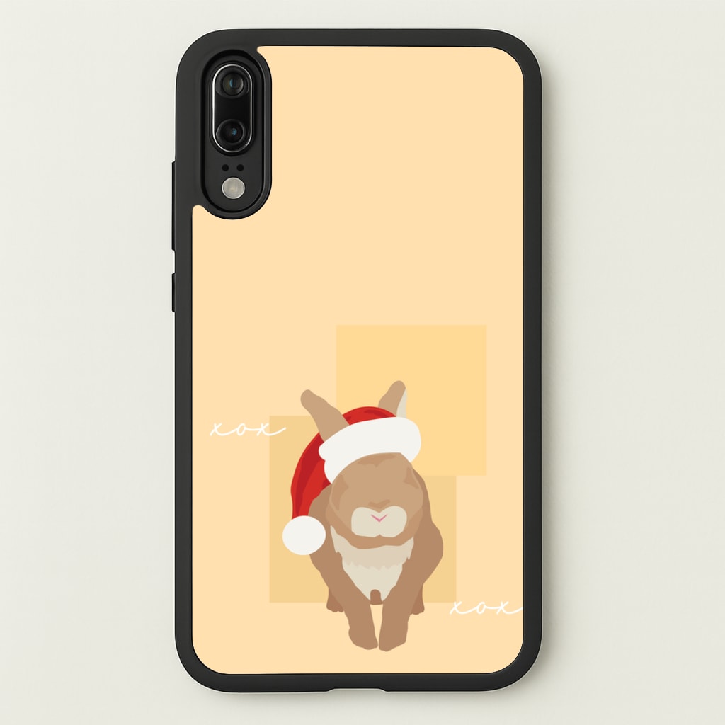 Rabbit Christmas Ears - Christmas Animals Phone Case for Huawei P20