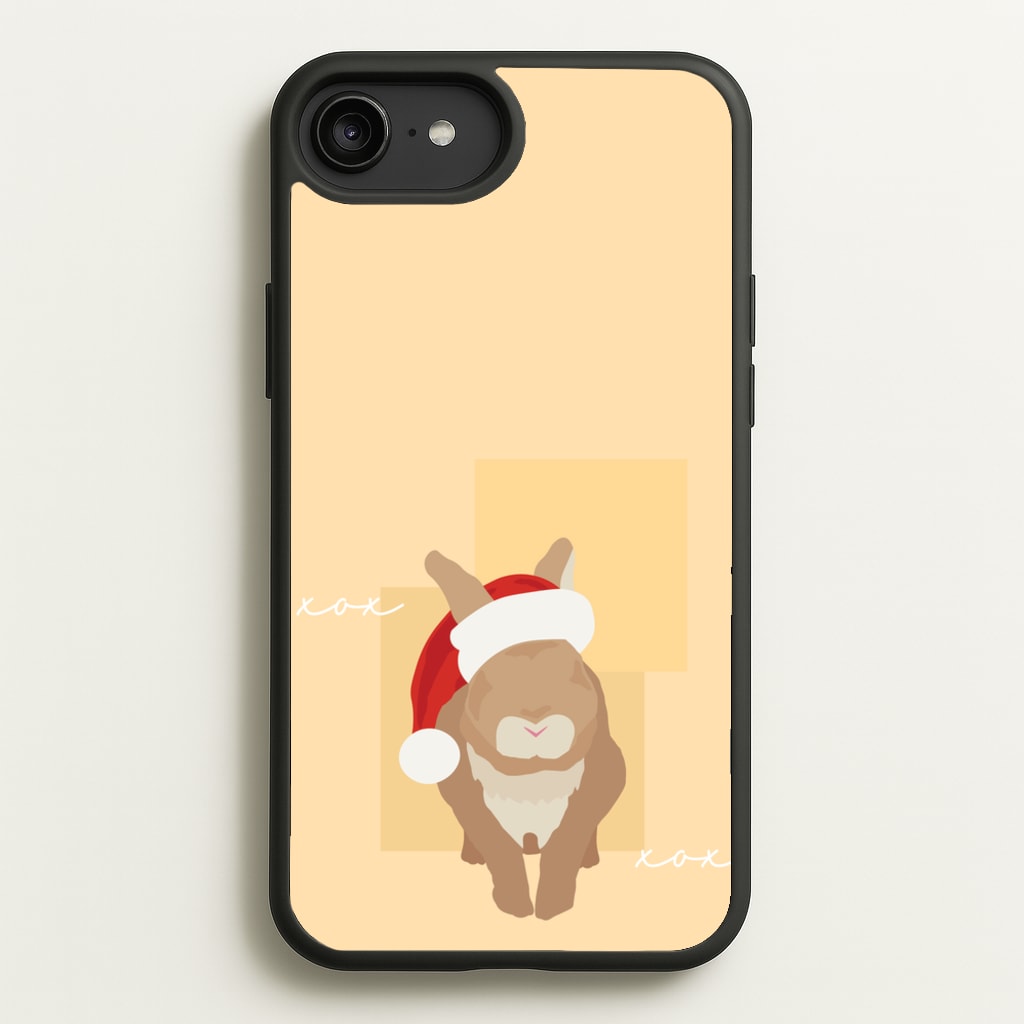 Rabbit Christmas Ears - Christmas Animals Phone Case for iPhone 6 Plus / 7 Plus / 8 Plus