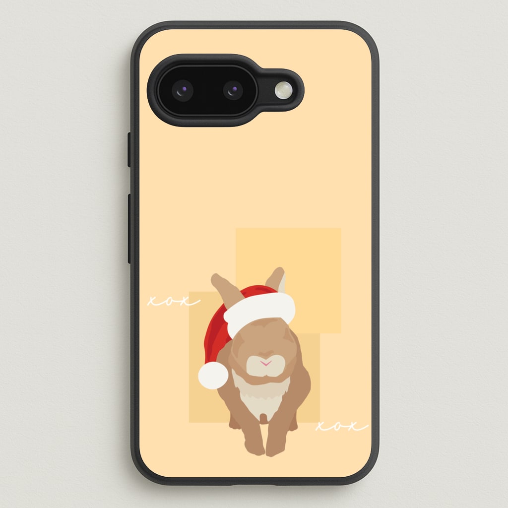 Rabbit Christmas Ears - Christmas Animals Phone Case for Google Pixel 9a