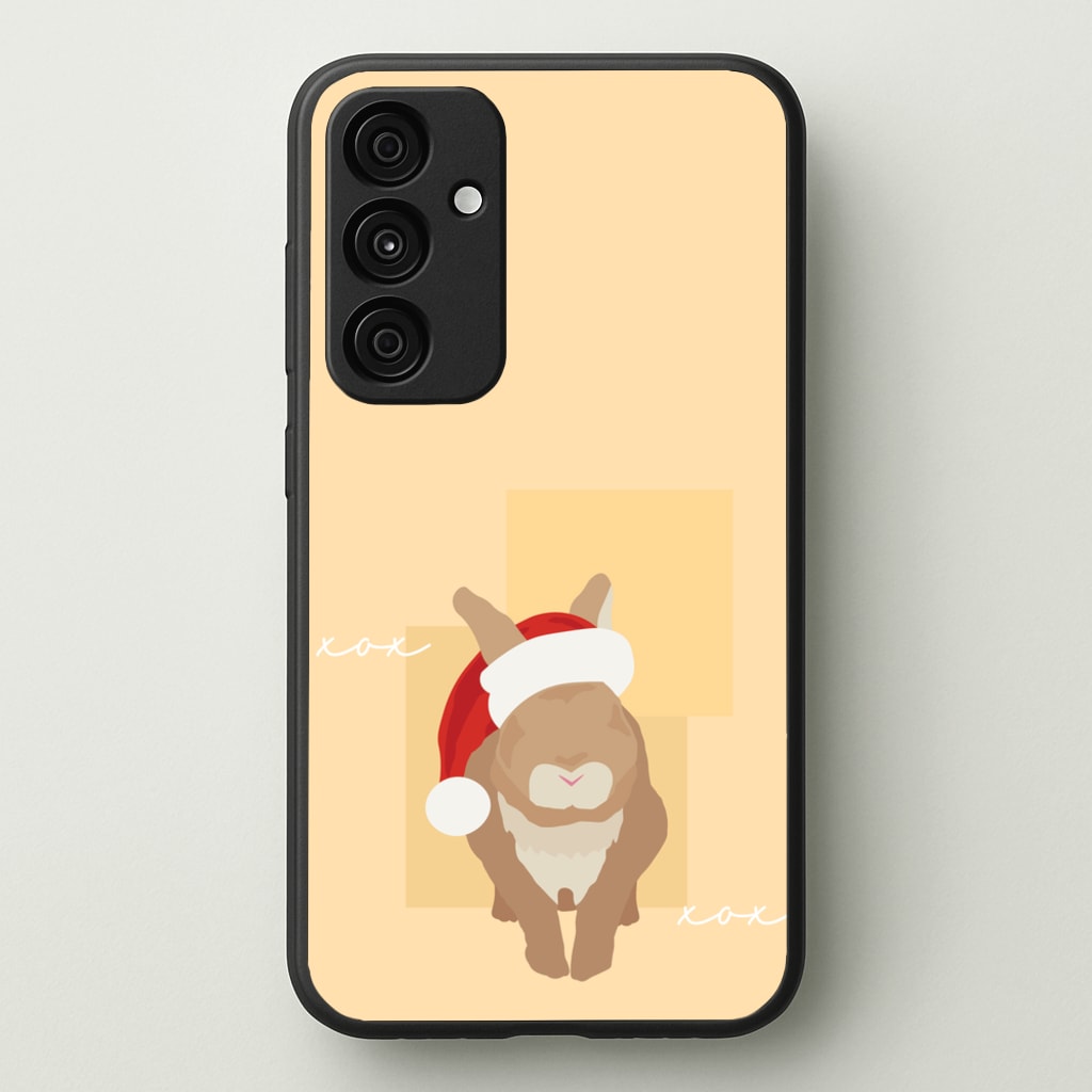 Rabbit Christmas Ears - Christmas Animals Phone Case for Galaxy A55
