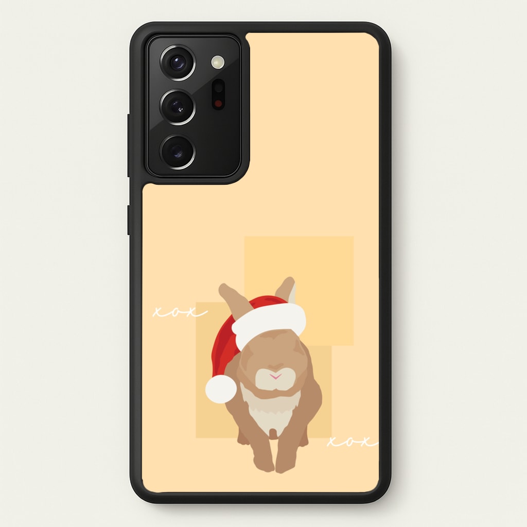 Rabbit Christmas Ears - Christmas Animals Phone Case for Galaxy Note 20 Ultra