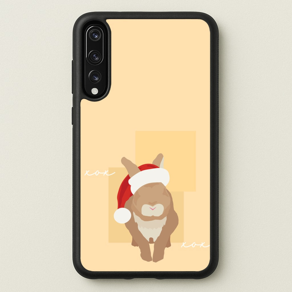 Rabbit Christmas Ears - Christmas Animals Phone Case for Huawei P20 Pro
