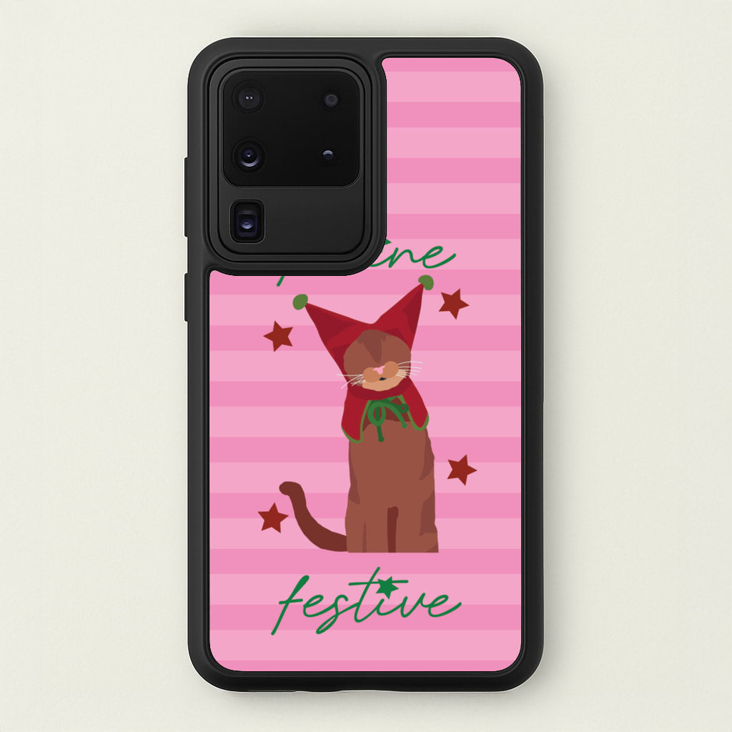 Feline Festive - Christmas Animals Phone Case for Galaxy S20 Ultra