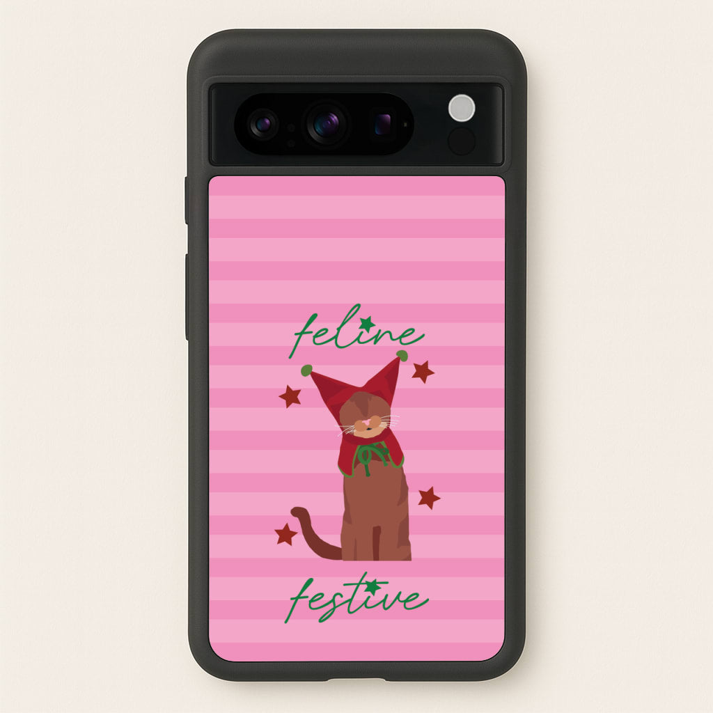 Feline Festive - Christmas Animals Phone Case for Google Pixel 8 Pro