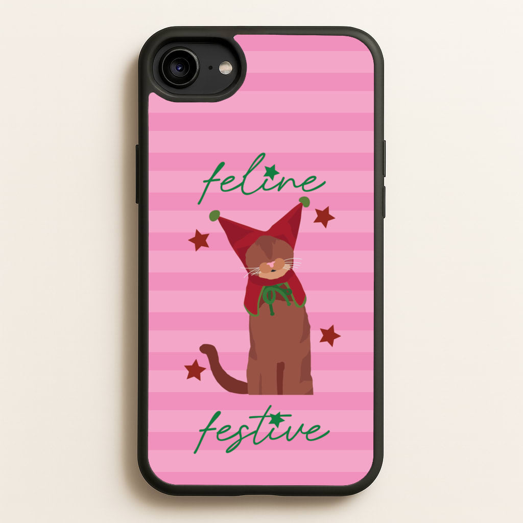 Feline Festive - Christmas Animals Phone Case for iPhone 6 / 7 / 8 / SE