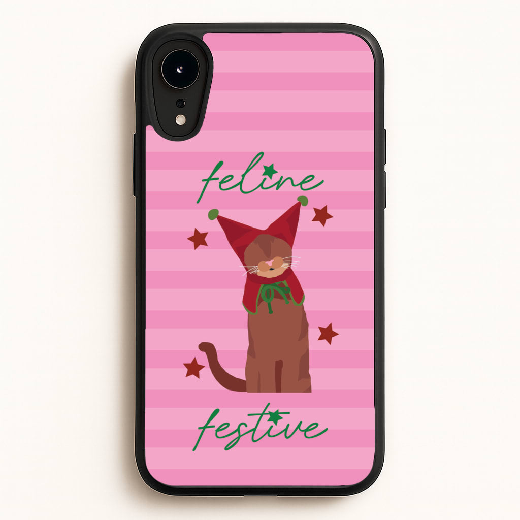 Feline Festive - Christmas Animals Phone Case for iPhone XR