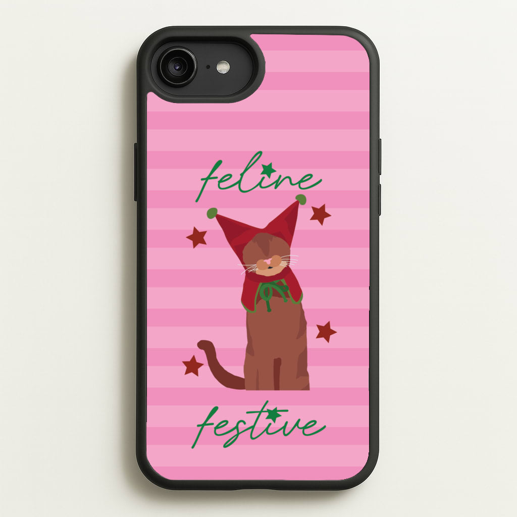Feline Festive - Christmas Animals Phone Case for iPhone 6 Plus / 7 Plus / 8 Plus