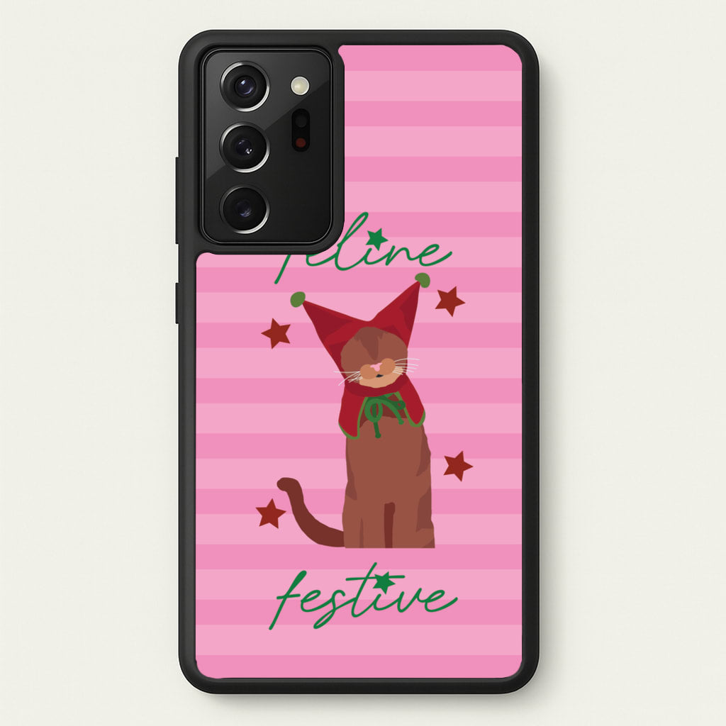 Feline Festive - Christmas Animals Phone Case for Galaxy Note 20 Ultra