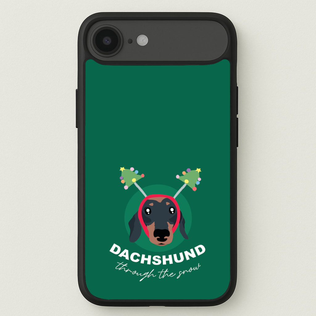 Dachshund Through The Snow Phone Case for iPhone 17 Air