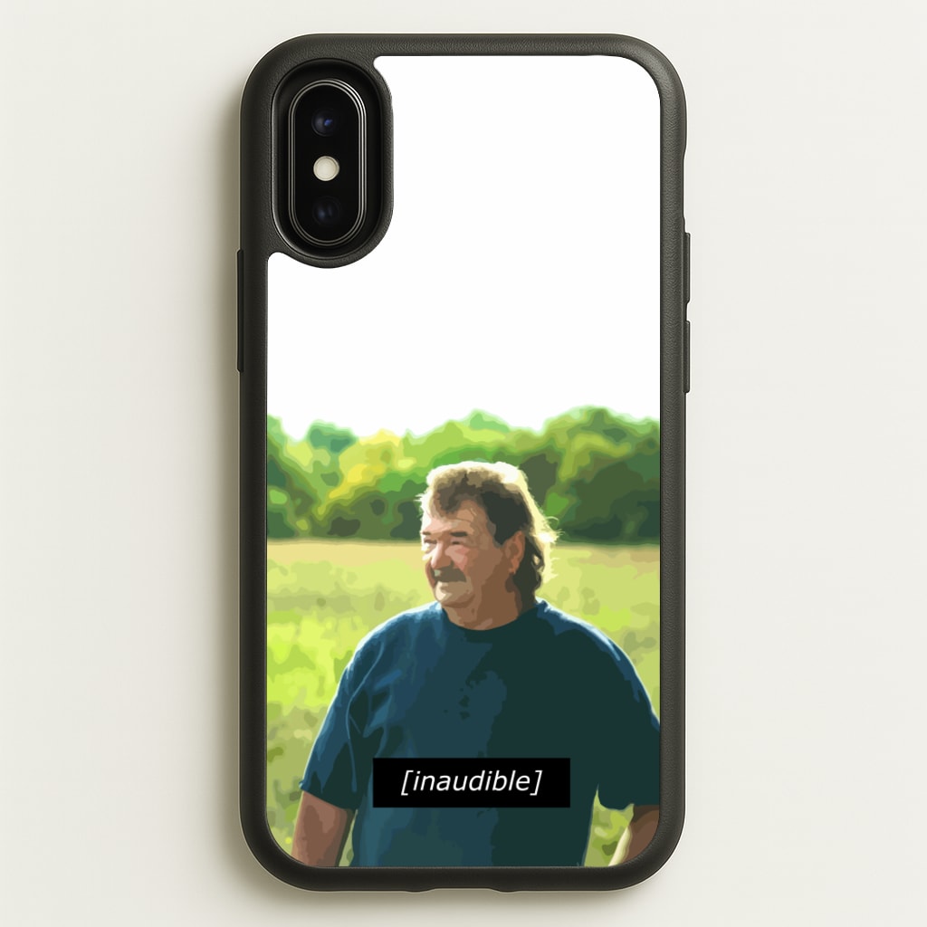 Inaudible Gerald - Clarkson's Farm Phone Case for iPhone X / XS