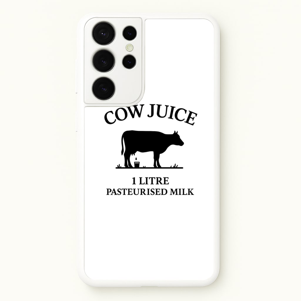 Cow Juice - Clarkson's Farm Phone Case for Galaxy S21 Ultra