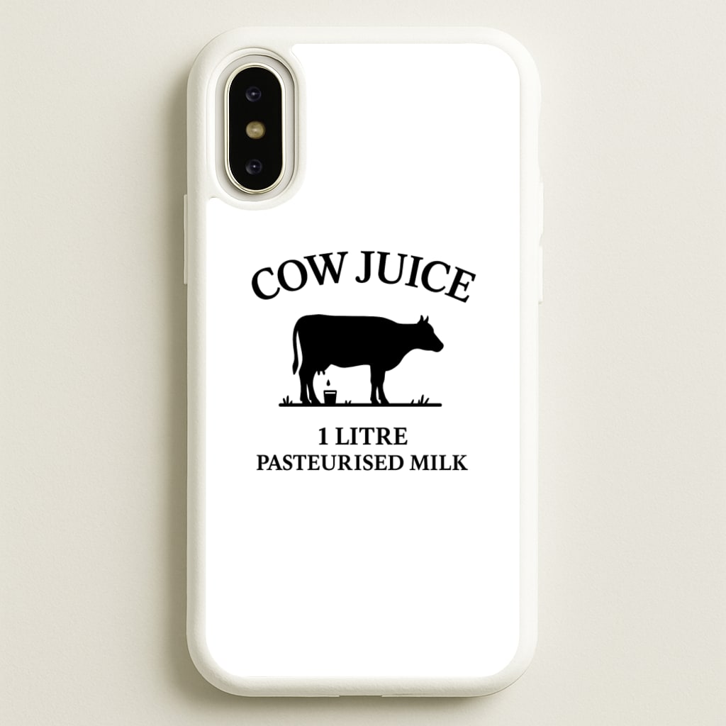 Cow Juice - Clarkson's Farm Phone Case for iPhone X / XS