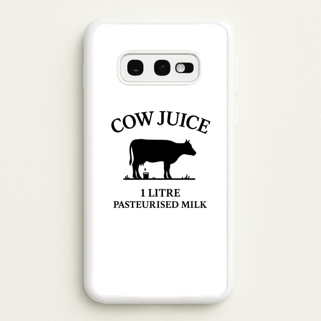 Cow Juice - Clarkson's Farm Phone Case for Galaxy S10e
