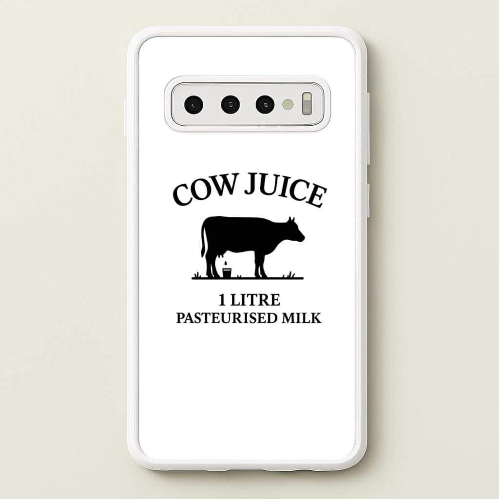 Cow Juice - Clarkson's Farm Phone Case for Galaxy S10