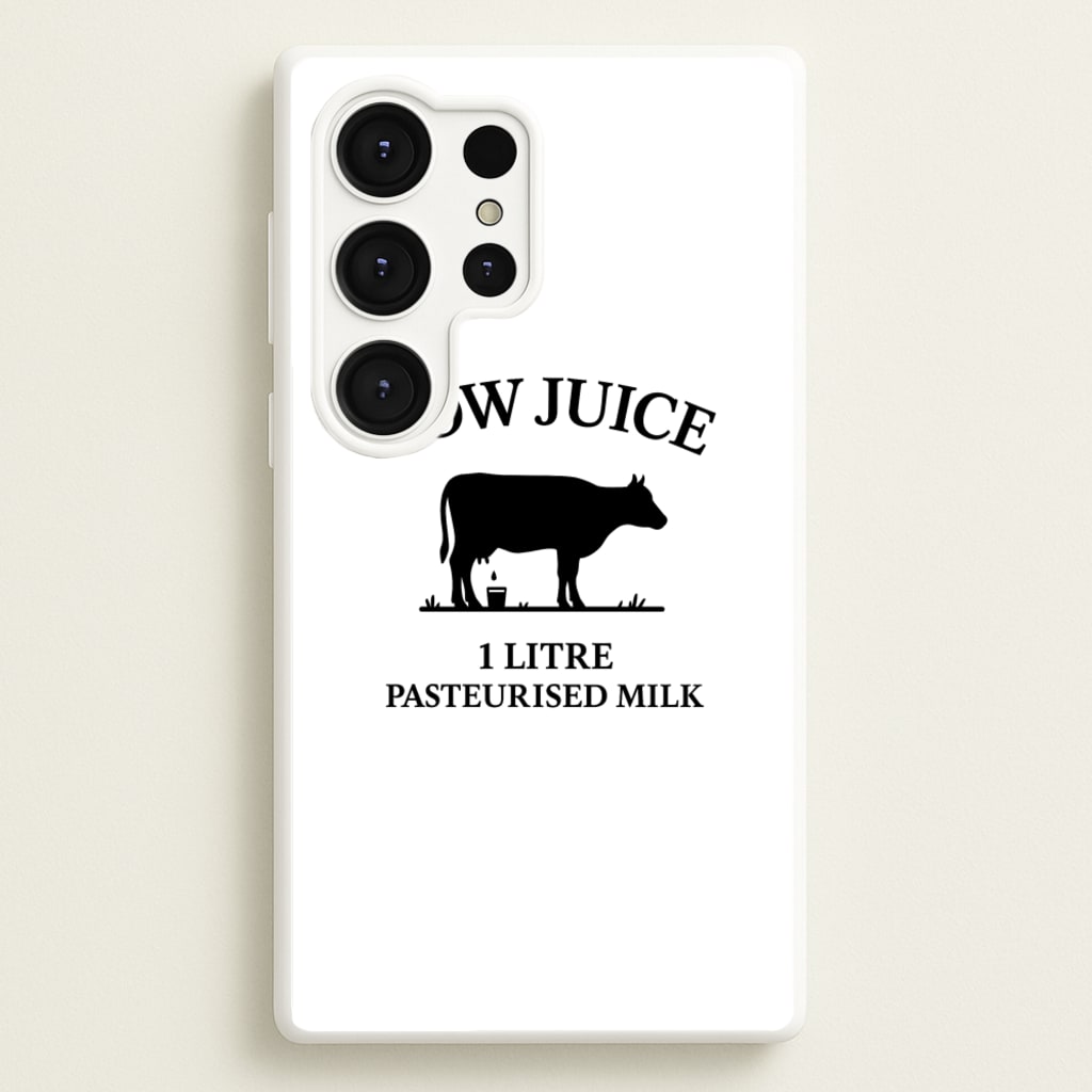 Cow Juice - Clarkson's Farm Phone Case for Galaxy S25 Ultra