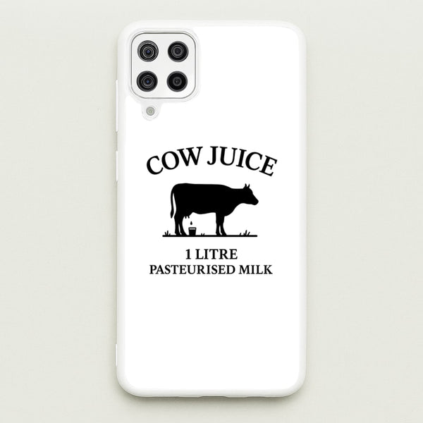 Cow Juice - Clarkson's Farm Phone Case for Galaxy A12