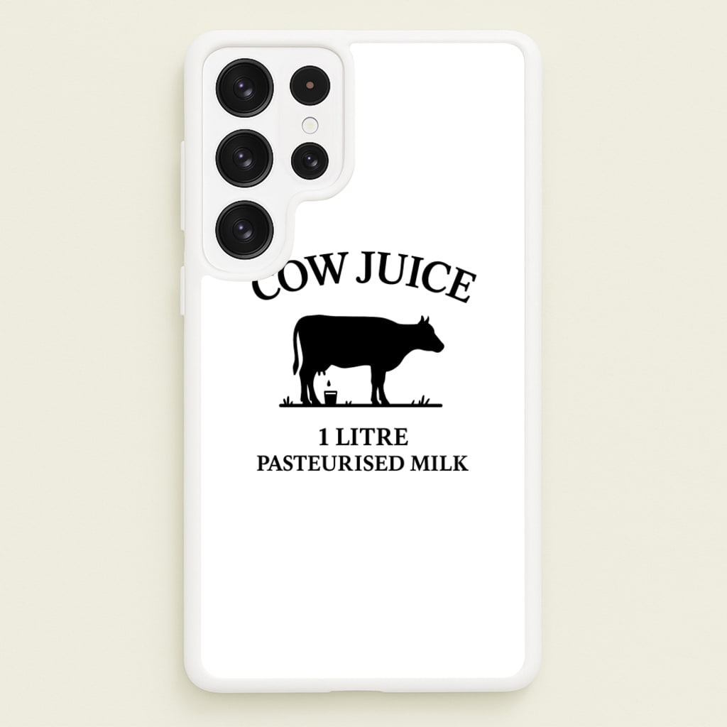 Cow Juice - Clarkson's Farm Phone Case for Galaxy S22 Ultra