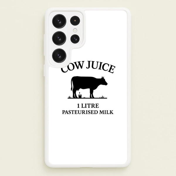 Cow Juice - Clarkson's Farm Phone Case for Galaxy S22 Ultra