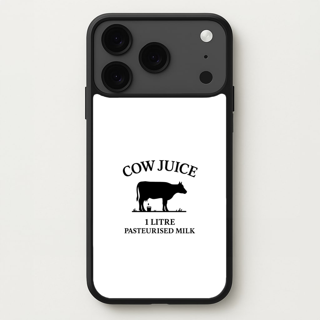 Cow Juice Phone Case for iPhone 17 Pro Max