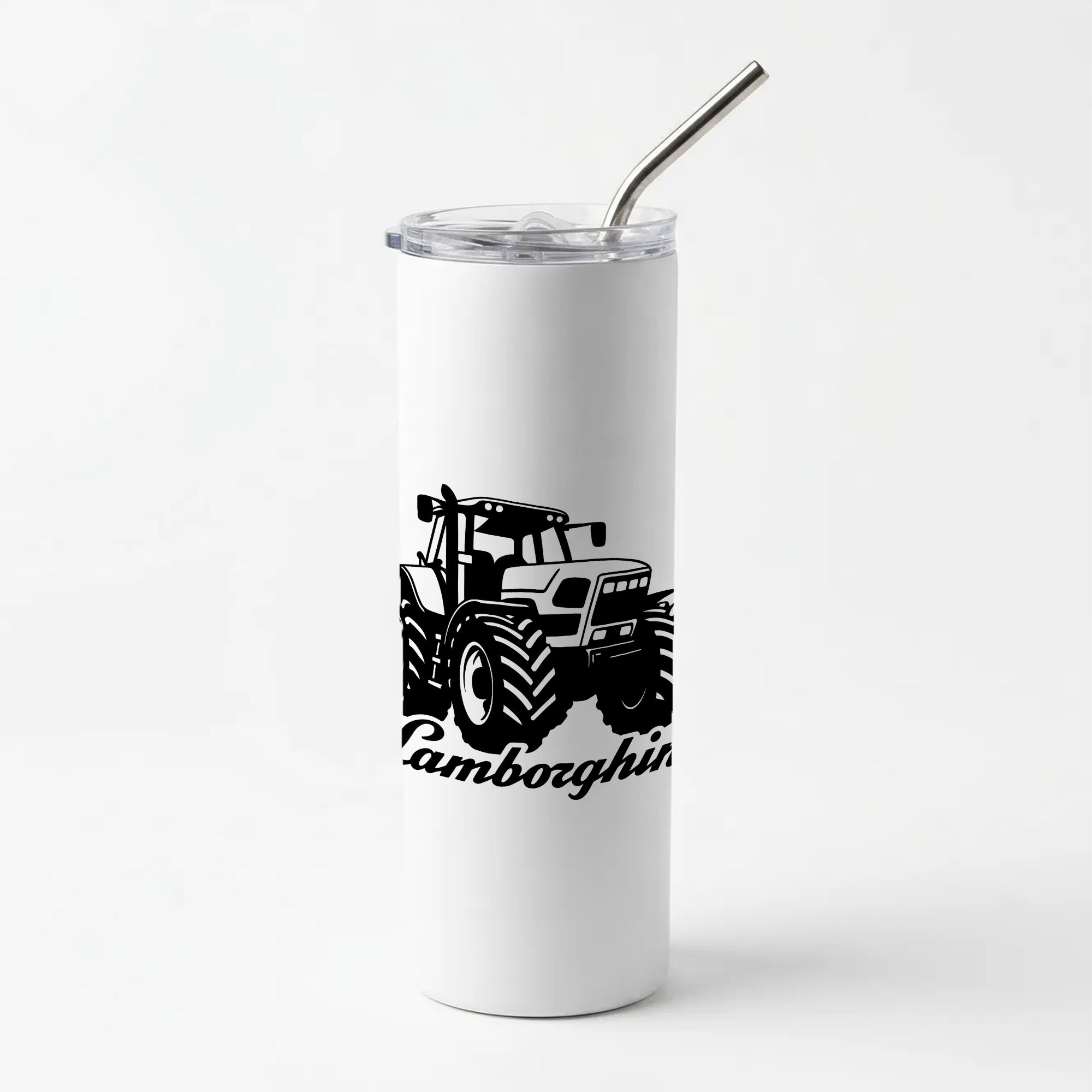 Lambo Tractor Skinny Tumbler