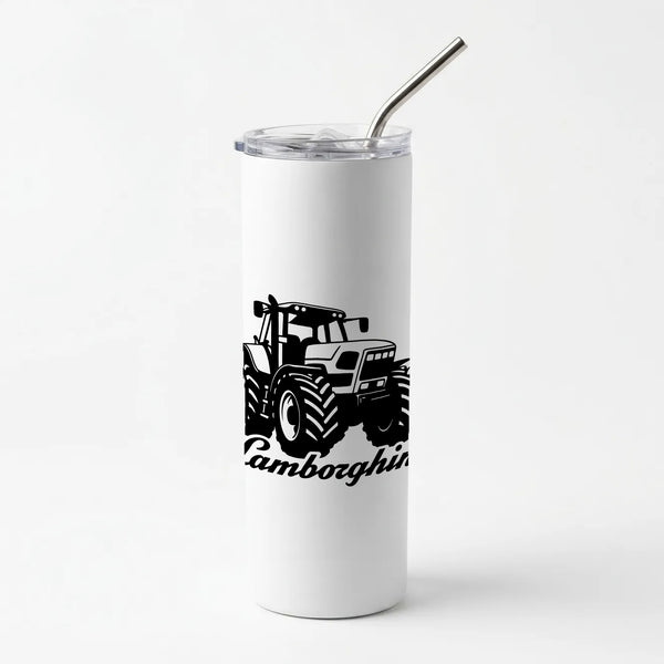Lambo Tractor Skinny Tumbler