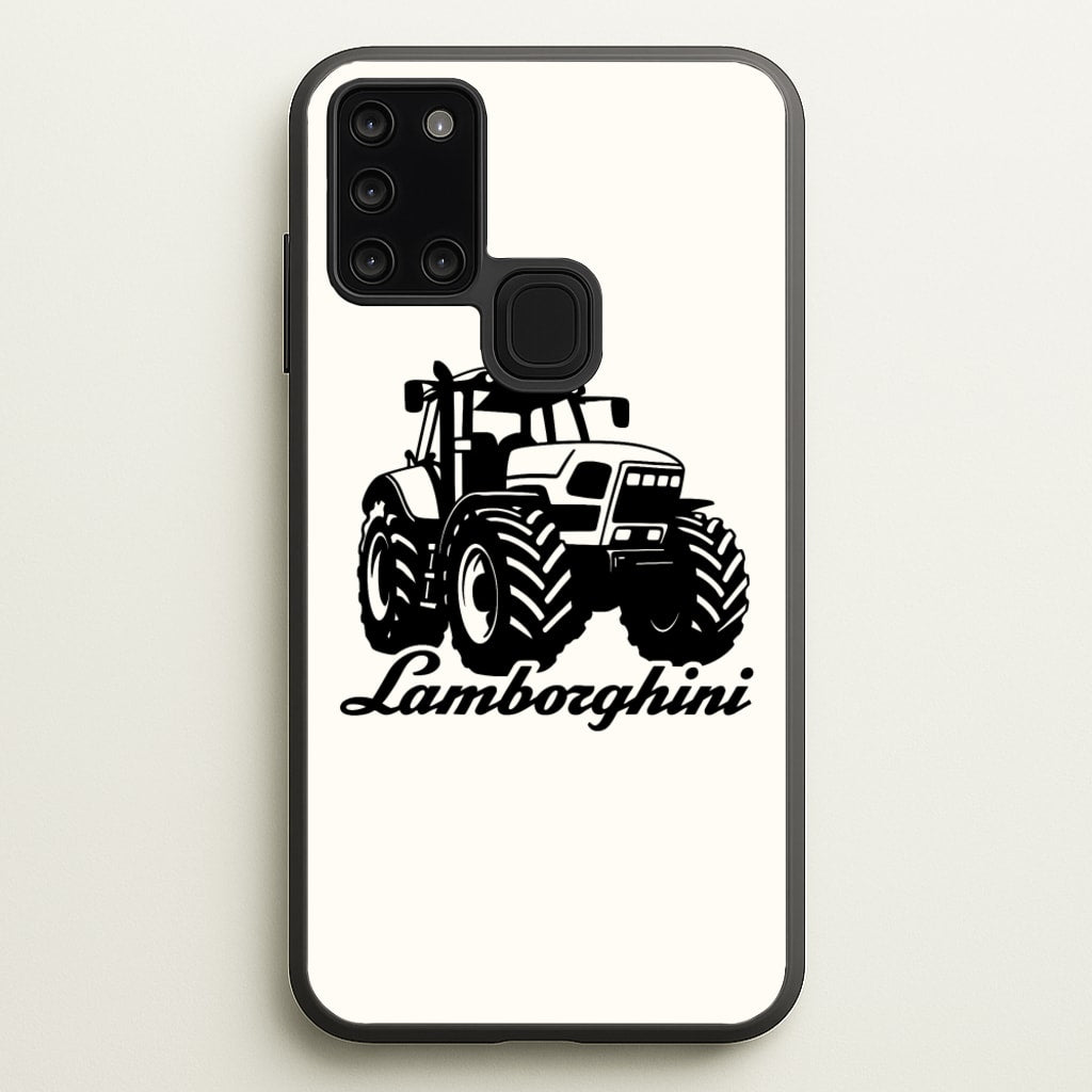 Lambo Tractor - Clarkson's Farm Phone Case for Galaxy A21s